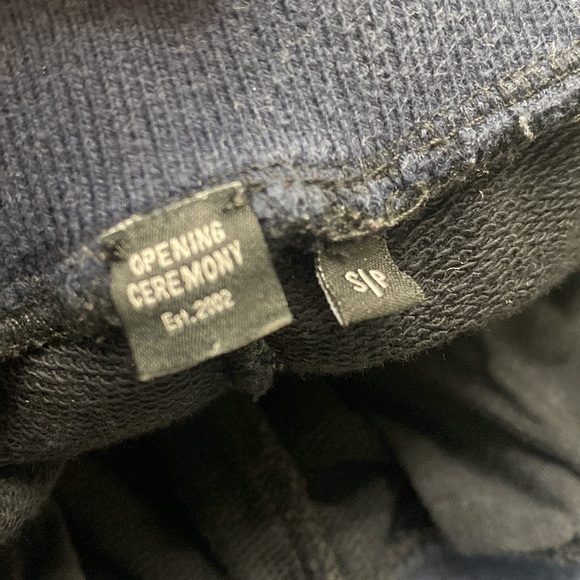 Opening Ceremony Roll down waistband spell out joggers size small.Black - Picture 9 of 12